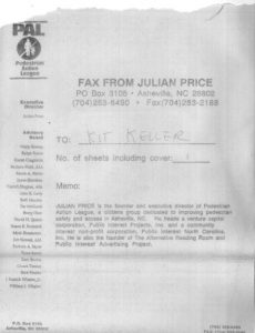 4 PAL Letterhead, Sept 1991